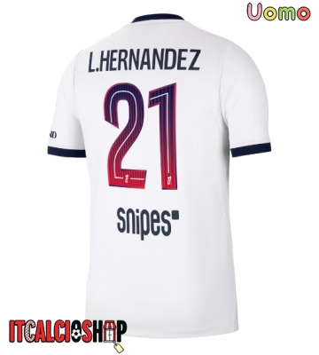 Paris Saint-Germain Lucas Hernandez #21 Seconda Maglia 2026-27 Manica Corta